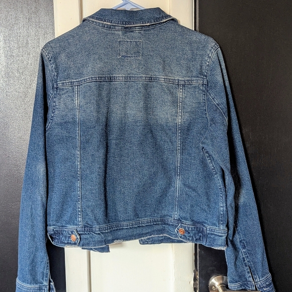 Denim Jacket with Embroidered Detail - Picture 4 of 4